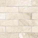 Marmur Queen Beige Cofee White 10x30 mat satyna cegiełka