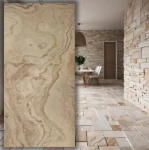 Fornir Kamienny Autumn White 120x60 Tapeta Kamienna elastyczny kamień w rolce