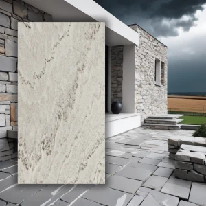 Fornir Kamienny Arctic Marble Storm 120x60 Tapeta Kamienna