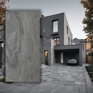 Fornir Kamienny Black Slate 122x61 Okleina z Kamienia naturalnego