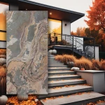 Fornir Kamienny Dark Autumn Indian 122x61 Okleina z Kamienia naturalnego