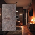 Fornir Kamienny Rainforest Brown 122x61 Elastyczne panele elewacyjne