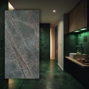 Fornir Kamienny Rainforest Green Marmurowy 122x61 Elastyczne panele elewacyjne