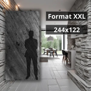 Fornir Kamienny XXL Black Line 122x244 Elastyczna tapeta kamienna Kamień w rolce