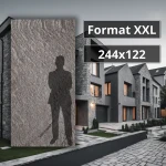 Fornir Kamienny XXL Silver Galaxy 122x244 Elastyczna tapeta kamienna kamień w rolce