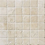 Kamień dekoracyjny Trawertyn classic 30x30cm mozaika 4.8x4.8