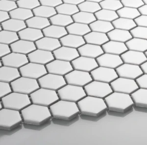 Płytka Heksagon Mały Biały Mat 260x300mm