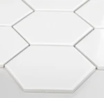 Płytka Heksagon XL Biały Połysk 256 x 295mm