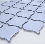 Płytka Arabeska Średnia Baby Blue Połysk 245 x 293mm