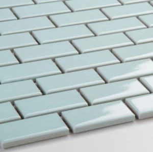 Płytka Mini Cegiełka Błękitna Połysk 300 x 300mm