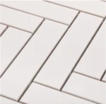 Płytka Jodełka XL Biała Połysk 247 x 209mm