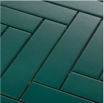Płytka Jodełka XL Zielona Matowa 247 x 209mm