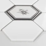 Płytka 1/3 Heksagon XL Silver Bee