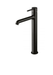 Oltens Molle Slim bateria umywalkowa stojąca wysoka czarny mat 32403300