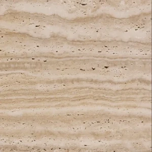 Płytki Trawertyn 12mm Bianco Classic Vein Cut Brushed 61x30,5x1,2