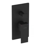 Oltens Gota bateria wannowo-prysznicowa podtynkowa kompletna czarny mat 34101300
