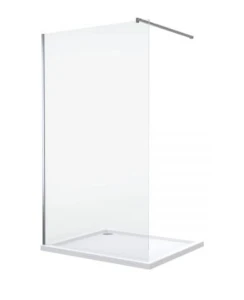 Oltens Vida ścianka prysznicowa 140 cm chrom połysk/szkło przezroczyste 22005100
