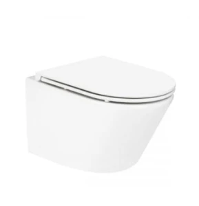 Oltens Jog Kort miska WC wisząca PureRim SmartClean z deską wolnoopadającą biały połysk 42529000