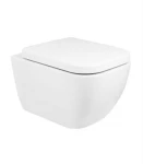 Zestaw Oltens Vernal miska WC wisząca PureRim z powłoką SmartClean z deską wolnoopadającą 42506000
