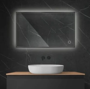 Oltens Nordlis lustro 60x100 cm prostokątne z oświetleniem LED i systemem Klarglas 64111300