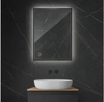 Oltens Nordlis lustro 60x80 cm prostokątne z oświetleniem LED i systemem Klarglas 64115300