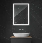 Oltens Nordlis lustro 60x80 cm prostokątne z oświetleniem LED i systemem Klarglas 64105000