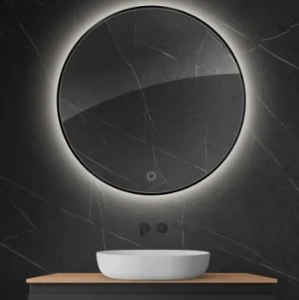 Oltens Nordlis lustro 100 cm okrągłe z oświetleniem LED i systemem Klarglas  64110300