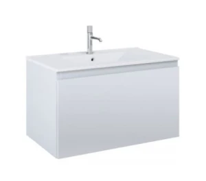 Zestaw Oltens Vernal umywalka z szafką 80 cm biały/szary mat 68014700