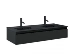 Oltens Vernal umywalka z szafką 120 cm czarny mat 68011300