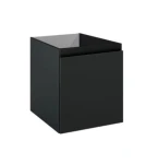 Oltens Vernal szafka 40 cm podumywalkowa wisząca czarny mat 60017300