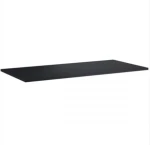 Oltens Vernal blat 100 cm naszafkowy slim czarny mat 63006300