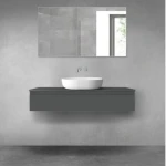 Oltens Vernal szafka 120 cm podumywalkowa wisząca grafit mat 60012400