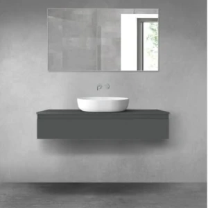 Oltens Vernal szafka 120 cm podumywalkowa wisząca grafit mat 60012400