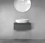 Oltens Vernal szafka 60 cm podumywalkowa wisząca grafit mat 60009400