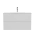 Oltens Vernal umywalka z szafką 80 cm szary mat 68001700