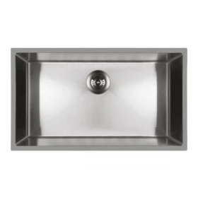 Oltens Stalvask zlewozmywak stalowy 1-komorowy 76x44 cm stal polerowana 71102100