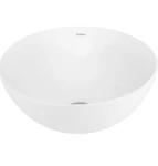 Oltens Jagala umywalka 32x32 cm nablatowa z powłoką SmartClean biała 40817000