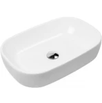 Oltens Jurong umywalka 54x36 cm nablatowa z powłoką SmartClean biała 40804000