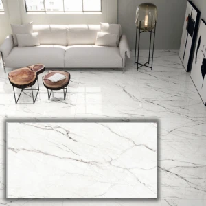 płytka gresowa VOLTERRA BLANCO POLEROWANE 59x119