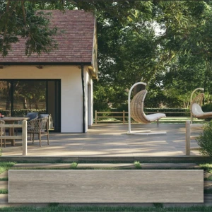 Gres 10MM Patio Grey 120x20x1cm